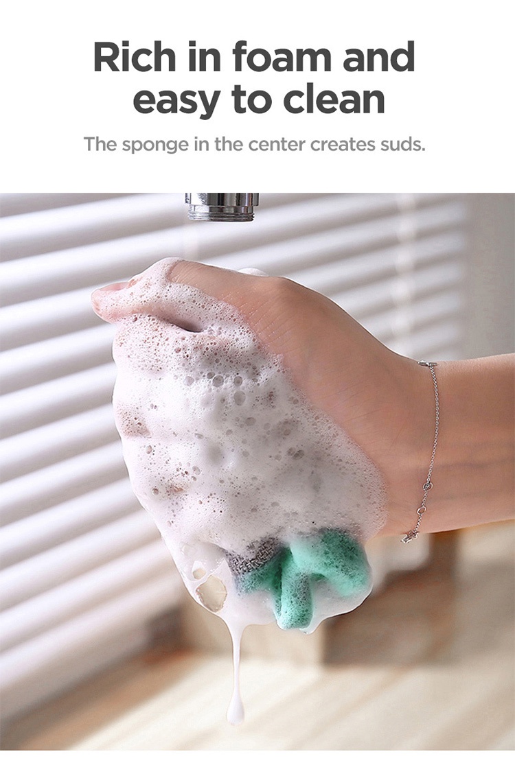 Multi-purpose sponge pad Scrub _ wipe 2 in 1-9
